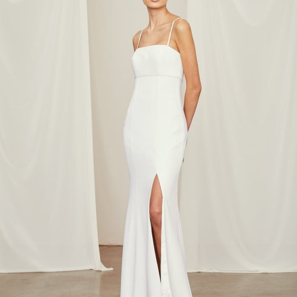 Amsale "Bray" Bridesmaid Dress_French Blue, Size 10 - Picture 1 of 4